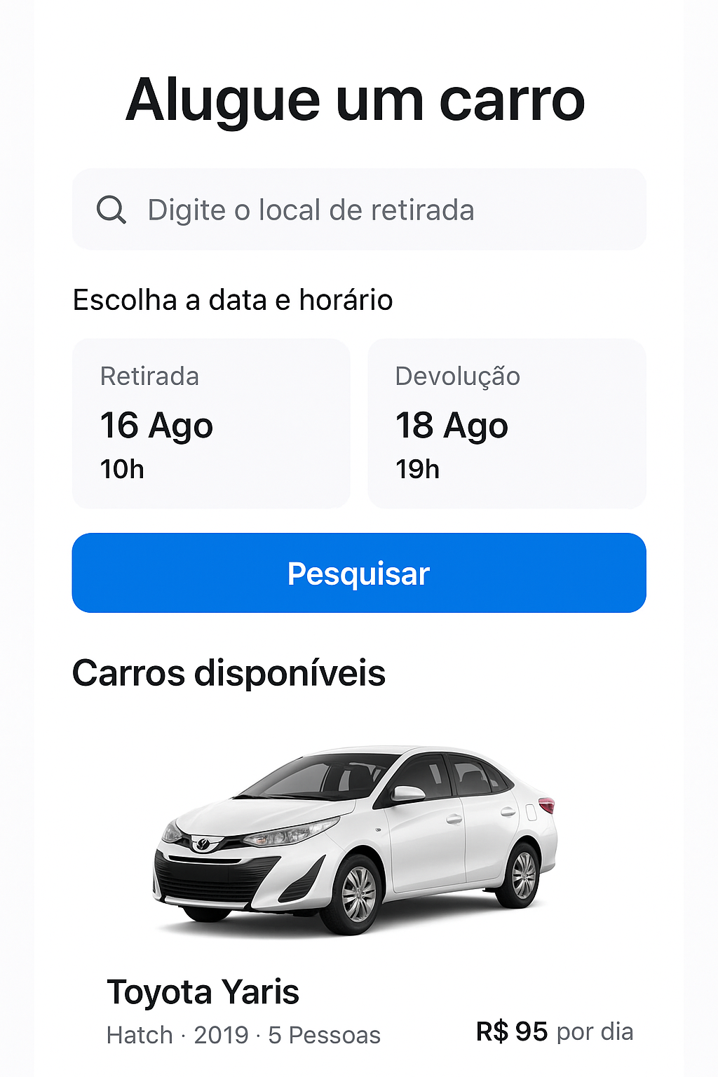 Screenshot 1 - VamosCar